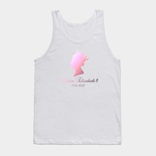 Queen Elizabeth II - pastel pink Tank Top